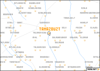 map of Tamazouzt