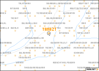 map of Tamazt