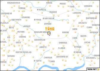 map of Tama