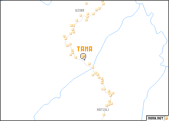 map of Tama