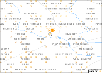 map of Tama