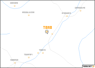 map of Tama