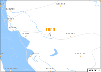 map of Tama