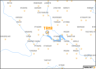 map of Tama