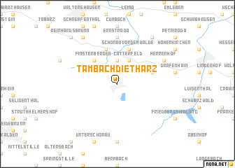 map of Tambach-Dietharz