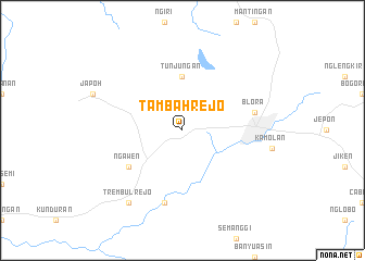 map of Tambahrejo