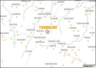 map of Tambakan