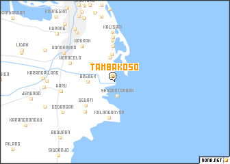 map of Tambakoso