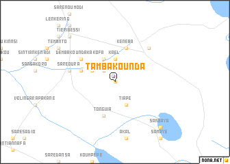 map of Tamba Kounda