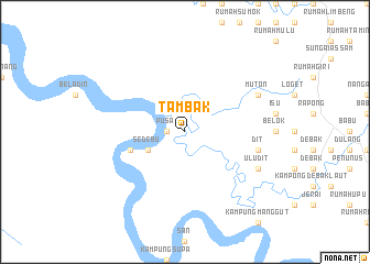 map of Tambak