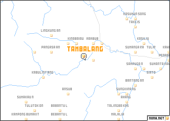 map of Tambalang