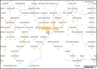 map of Tambaligu