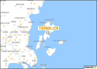 map of Tambaliza