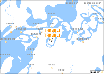map of Tambali