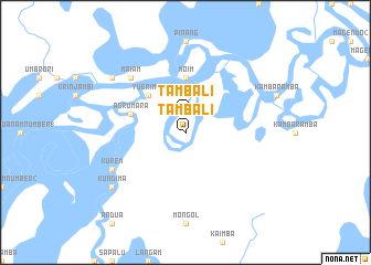 map of Tambali