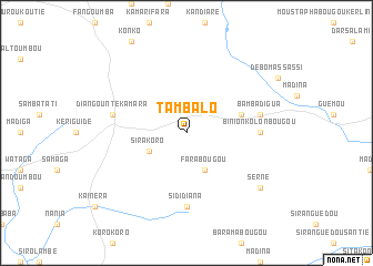map of Tambalo