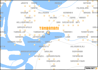 map of Tamba Nani