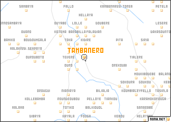 map of Tambanéro