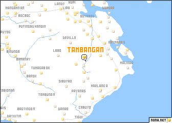 map of Tambañgan