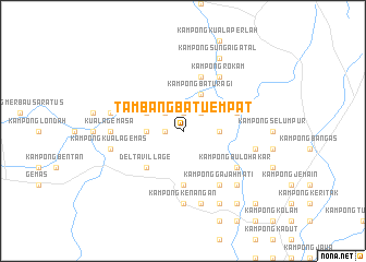 map of Tambang Batu Empat