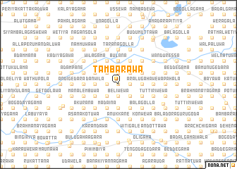 map of Tambarawa