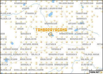 map of Tambarayagama