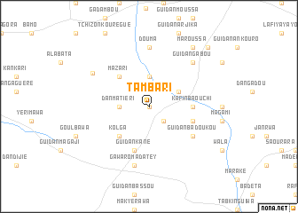 map of Tambari