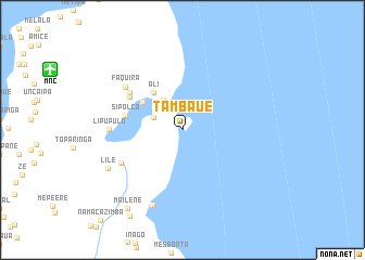 map of Tambáue