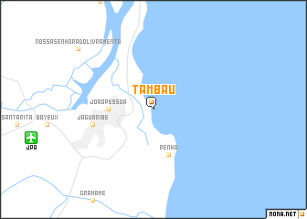 map of Tambaú