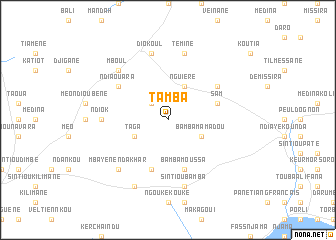 map of Tamba