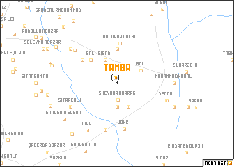 map of Tambā\