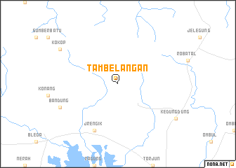 map of Tambelangan