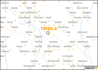 map of Tambéla