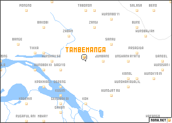 map of Tambe Manga