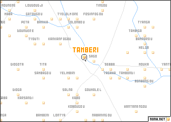 map of Tamberi