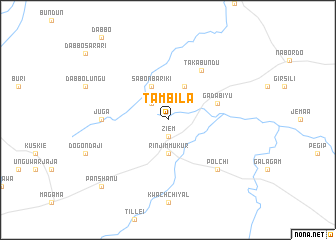 map of Tambila