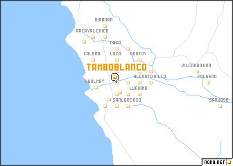 map of Tambo Blanco