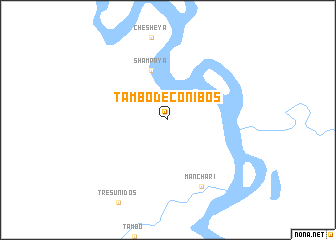 map of Tambo de Conibos