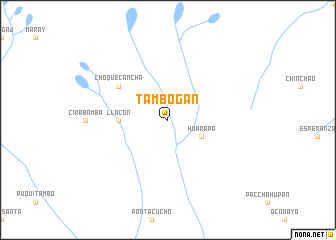 map of Tambogán