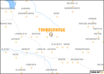 map of Tambo Grande