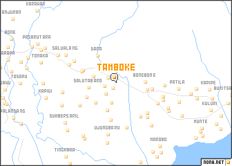 map of Tamboke