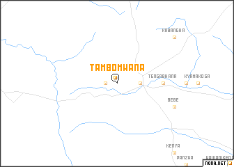 map of Tambo-Mwana