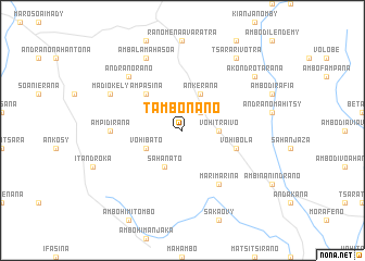 map of Tambonano