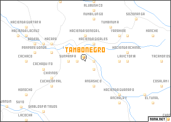 map of Tambo Negro