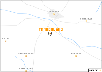 map of Tambo Nuevo