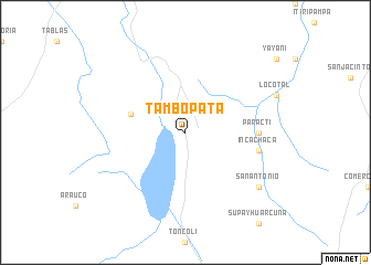 map of Tambo Pata