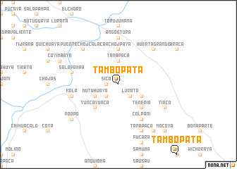 map of Tambo Pata