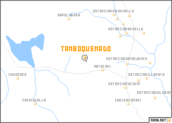 map of Tambo Quemado
