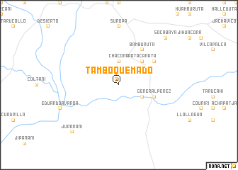 map of Tambo Quemado