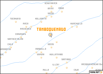 map of Tambo Quemado